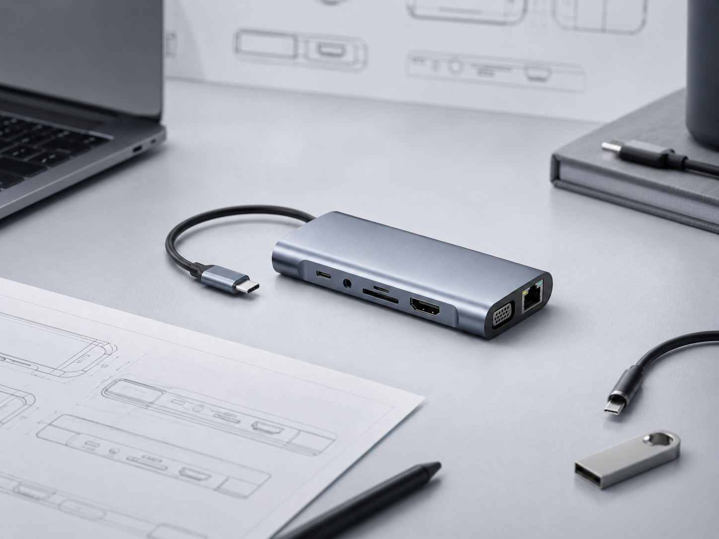 USB-C hub connectivity product development and specification review